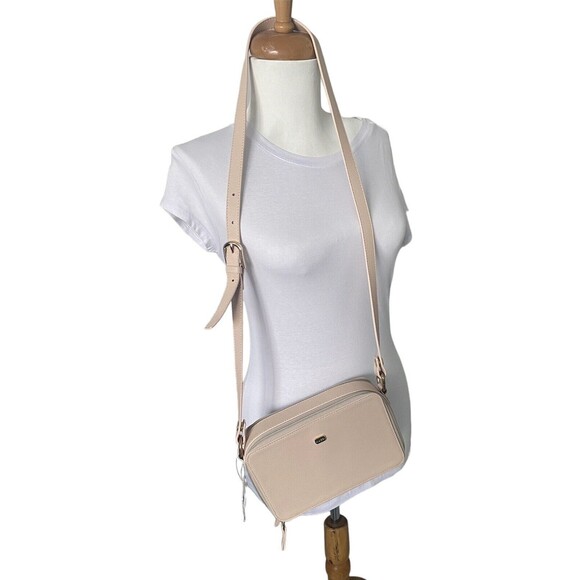 MUSSI Crossbody Bag Purse 100% Colombian Leather Blush, New with tags - Picture 10 of 13